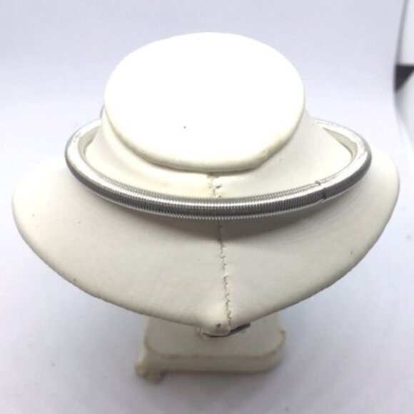 Stunning Silver Bracelet with green and Silver Beads a butterfly Charm - Picture 2 of 3